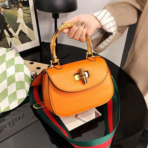

bag 10% off bag designer bamboo new fashion texture diagonal saddle portable one shoulder cross body bag