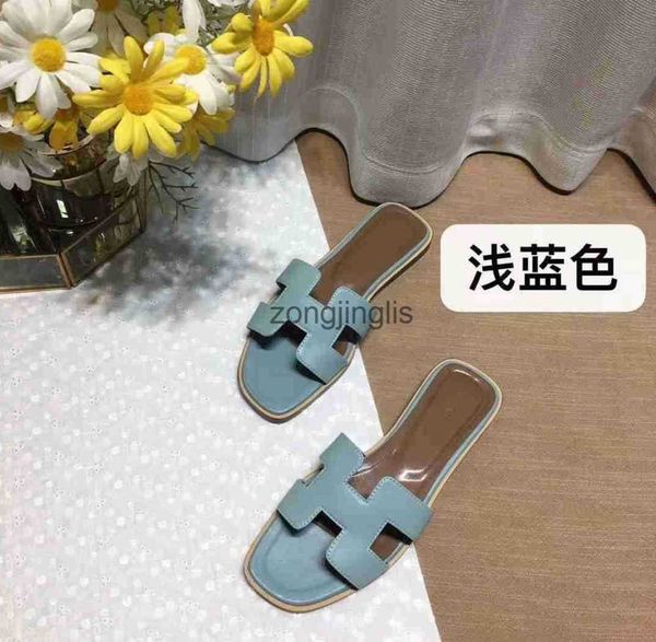 

slippers women's designer slipper higsetting women shoes oran 2023 sandal bear her summer beacleather leisure fashion wear rhinestone f