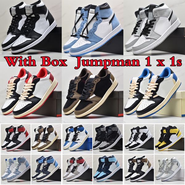 

2023 jumpman 1 1s mens basketball shoes next chapter reverse laney skyline true blue unc toe lost found starfish bred patent fearless design, White