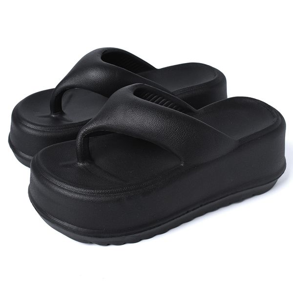 

eva slippers platform thick sole wedge slipper for women ladies girls summer outdoor sandals black white