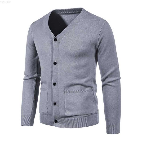 

men's sweaters 2022 new autum winter brand fashion knitted men cardigan sweater slim korean casual coats jacket mens clothing l230719, White;black