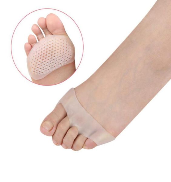 

20pcs breathable soft silicone gel foot treatment toe pads high heel shock anti slipresistant metatarsal forefoot pad 3 colors in2067401
