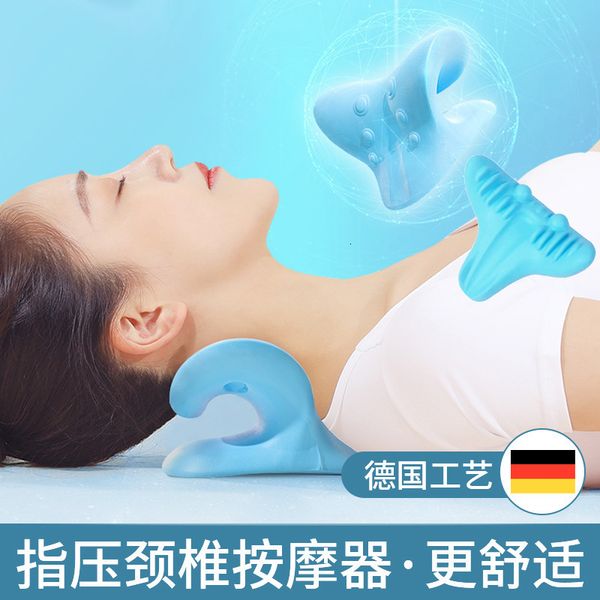 

other massage items neck and shoulder relaxer corrector vertebra massager cloud pillow cervical stretcher acupressure point relief pain trac