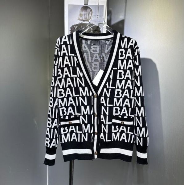 

23ss new women's sweaters women casual knitted sweater designer sweaters, White;black