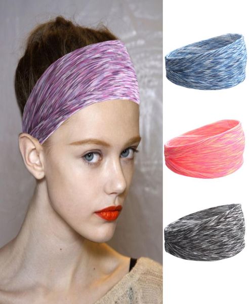 

sports headband yoga fitness sweat absorption running headband men039s and women039s sports headband2931127, Silver