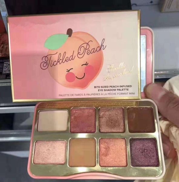 

brand cosmetic sugar cookie or tickled peach mini eyeshadow make up palette holiday chirstmas 8color eyeshadow palette9180660