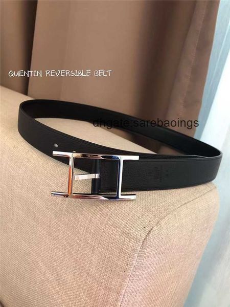 

luxury design belt h togo leather belts for mens and womens designer luxury letter buckle belt fashionable men charm decoration38--32 mm ht0, Silver