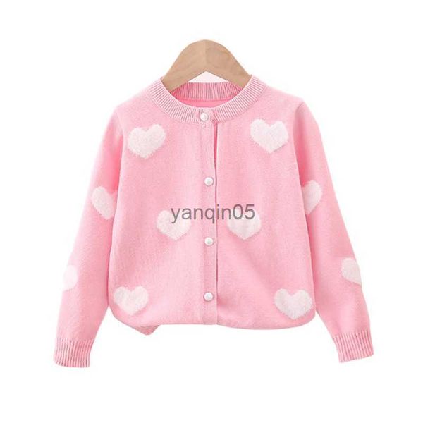 

pullover 2022 spring new fashion girls cardigan sweater baby coats lovely children knitted sweaters for toddler girl clothes 2 3 4 5 6 7y hk, Blue