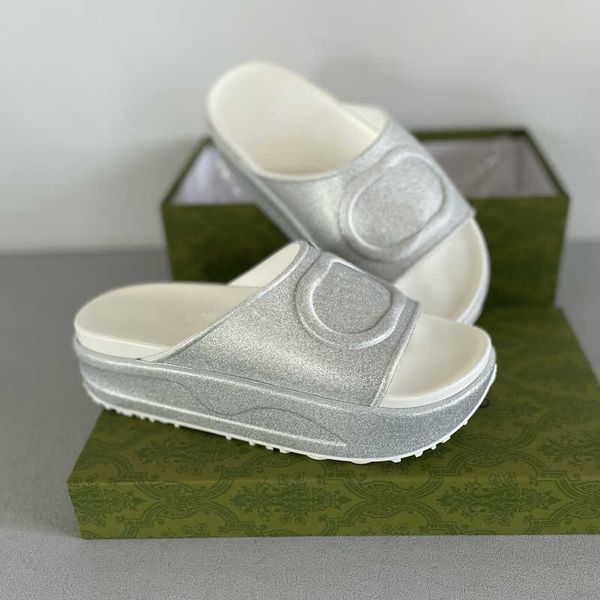 

men platform designer sandals rubber slide anti-slip slippers luxury flat thick bottom beach flip flops multi-season and multi-place summer, Black