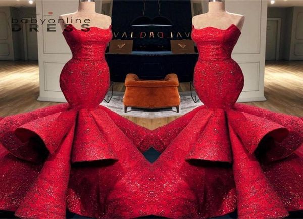 

majoring beadings red sequined prom dresses mermaid sweetheart appliques sequins ruched long party occasion gowns evening dre2618017, Black