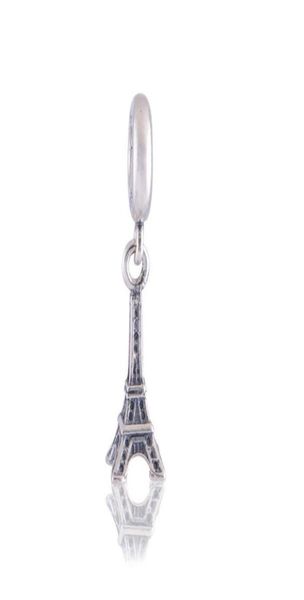

small eiffel tower charms pendants 925 sterling silver fits diy bracelet and necklace lw0869059087, Bronze;silver