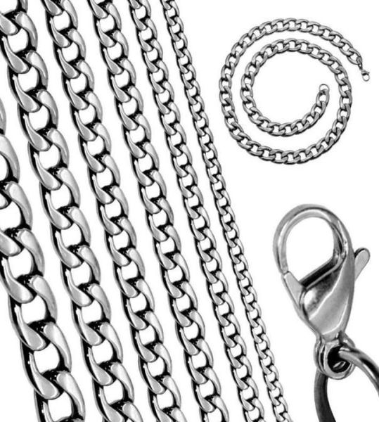 

factory direct 10pcs lot whole on stainless steel silver huge 87mm falt nk curb chain link necklace 1832 inch6097247