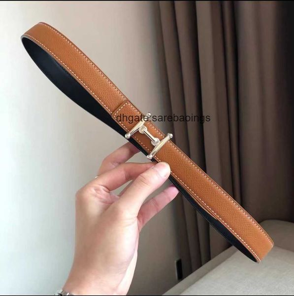 

luxury design belt belt woman designer classic casual belts for woman lychee pattern h belt buckle waistbands fashion leather men's 2.4, Silver