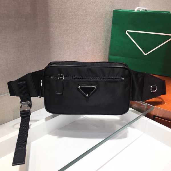 

2vl977 classic men's and women's waist packs high-end quality chest bag nylon fabric color leather trim functional super practical
