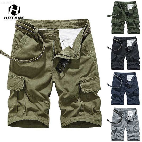 

men's shorts men's cargo shorts 2023 summer army military cotton loose tactical joggers shorts men multiple pockets work casual sh, White;black