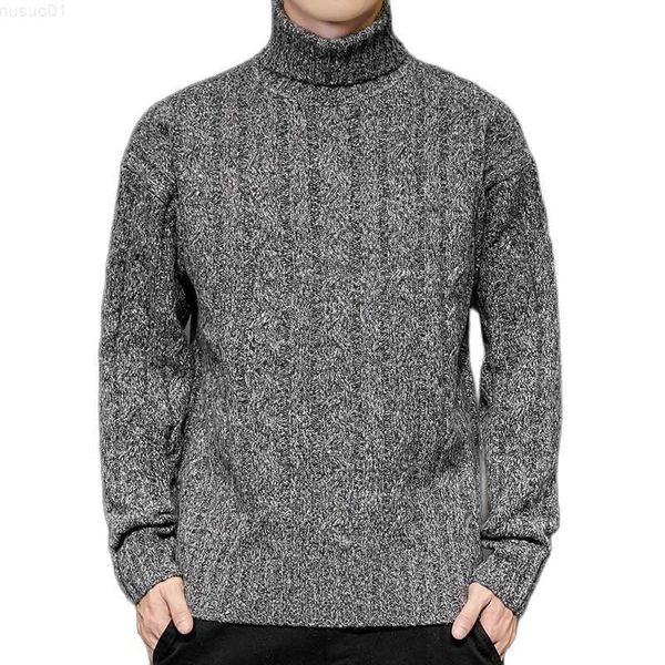 

men's sweaters mens sweater fashion turtleneck sweater autumn winter solid knitted pullovers men causal winter clothes knitted sweater, White;black