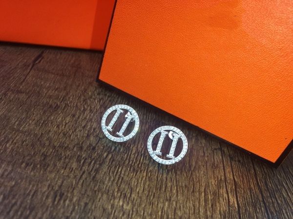 

earring designer luxury women's fashion earring designer vintage letter studs women's engagement earrings, Golden;silver
