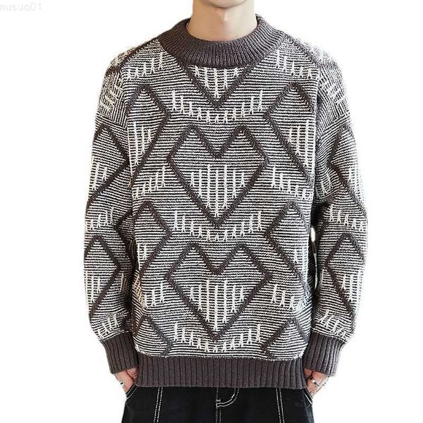 

men's sweaters 2022 graphic sweater men hip hop streetwear winter thick warm slimpullover sweater for men fashion sweaters l230719, White;black
