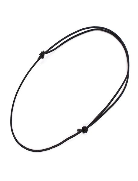 

20pcslot black genuine leather cord knot slider long adjustable choker necklaces for jewelry making6963643, Silver