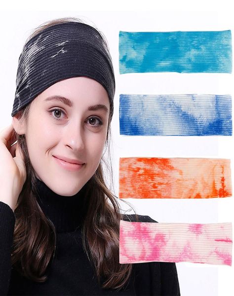 

women ribbed cotton headbands fashion tie dye hairbands elastic turban headwrap colorful stretchy headbands hair accessories9010670, Silver
