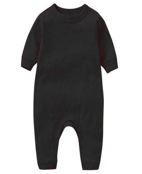 

newborn baby jumpsuits infant solid colors rompers kids long sleeve onesies boys clothes 365 j24294139, Blue