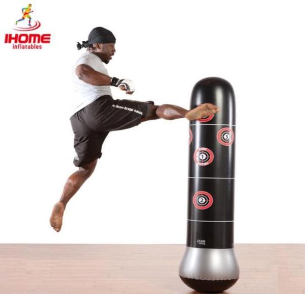 

1516m pvc inflated boxing tumbler bop bag boxing training tools inflatable tumbler punching bag drop9073601