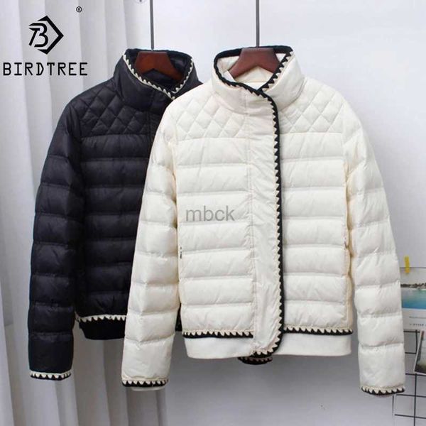 

women's down parkas new winter fashion down coat women slim short jackets spring embroidery bottom casual pocket basic parkas black whi