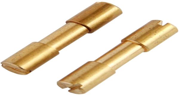 

2pcs brass corby bolts fastener diy knife handle tactics lock rivet knife shaft screws bolts3840755