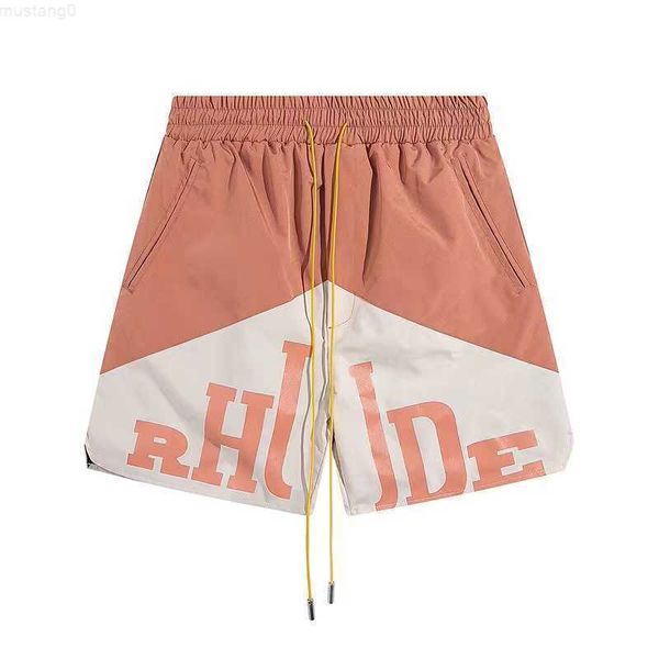 

designer shorts summer fashion beach shorts mens womens street wear red blue black loose ligthweight shorts rhude shorts mens short european, White;black