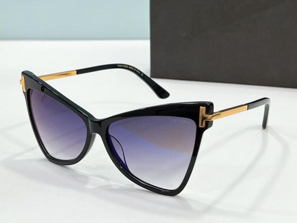 

realfine888 5a eyewear tf ft0767 tom gia cat eye frame luxury designer sunglasses for man woman with glasses cloth box ft806 ft0827, White;black