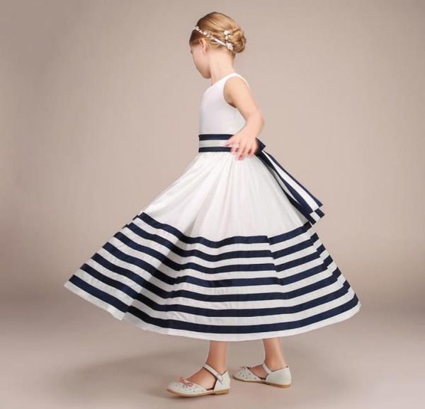 

lovely ivorynavy blue taffeta jewel girls039 pageant dresses flower girl dresses holidays dresses birthday skirt custom size 29517569, White;red