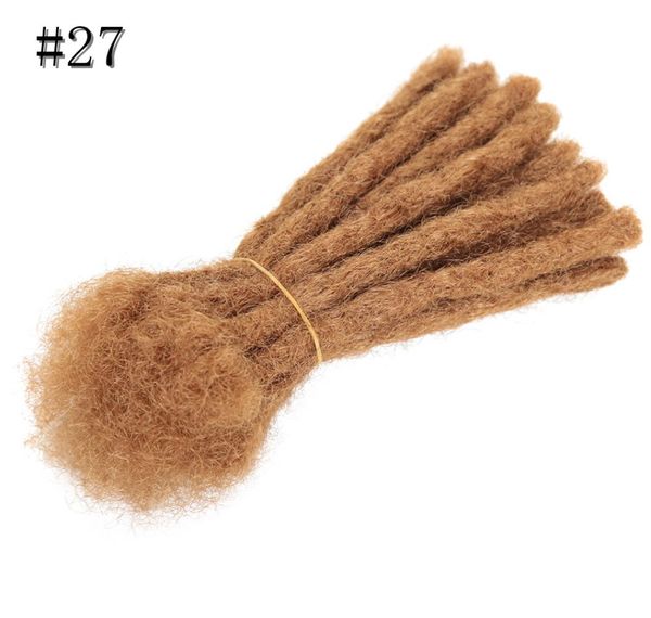 

6 inch whole dreadlocks hair extensions 20 strands synthetic dreadlock crochet braids hair for women men7982297, Black