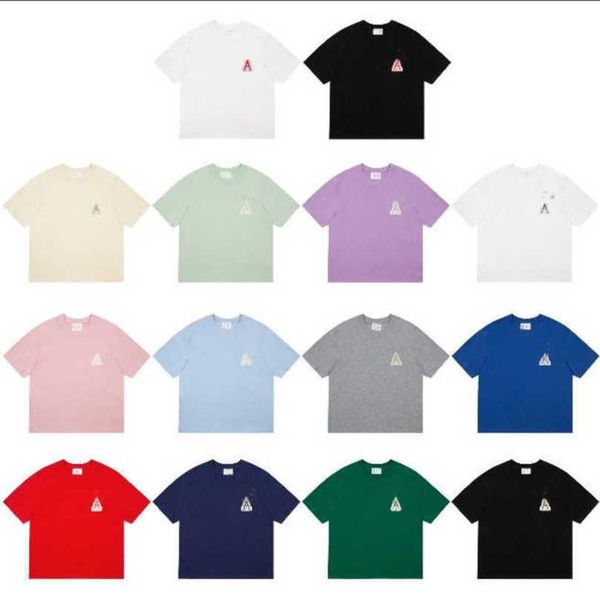 

designer ami t shirt men women summer short sleeve tees heart embroidery tee comfortable mens couple t-shirt casual 8tv8, White;black