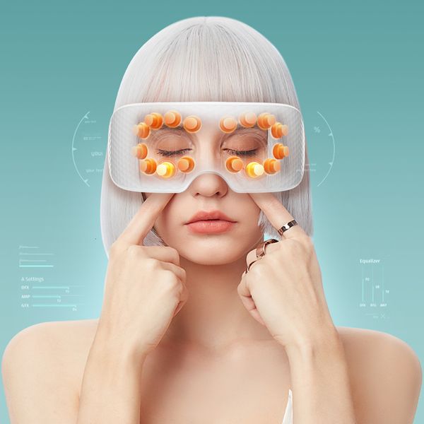 

eye massager heated steam therapy massage mask electric relax reduce strain dry eyes improve sleep kneading masks 230718