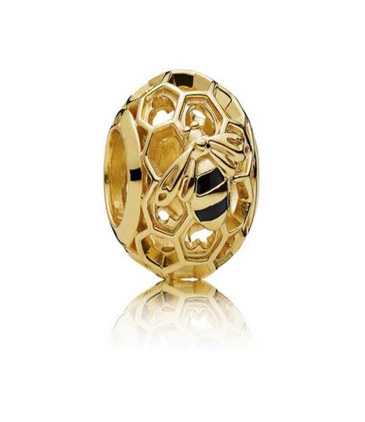 

fits bracelets 30pcs golden honeycomb bee home charms beads silver charms bead for wholesale diy european necklace women jewelry xma4576042, Black