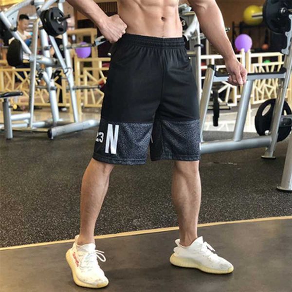 

men's shorts 2022 men basketball workout fitness bodybuilding letter shorts brand durable gym workout male sweatpants quick-drying spor, White;black