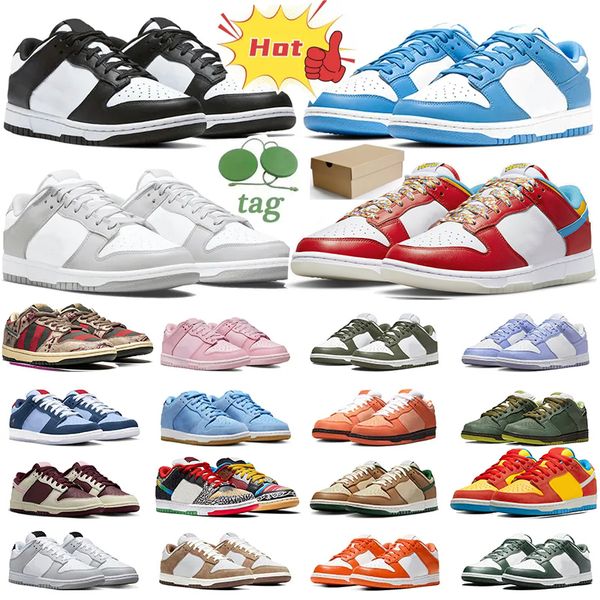 

designer low casual shoes sb dubks men women white black panda grey fog reverse brazil lace-up shoes rubber platform sole coast breathable l