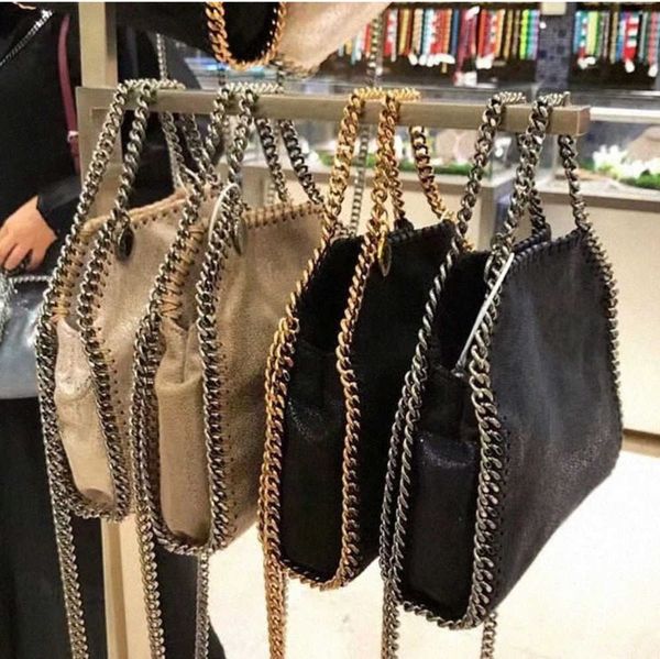 

quality queen tote leather chain designer bag metal texture mini handbag purse crossbody shoulder bags party gift, Champagne