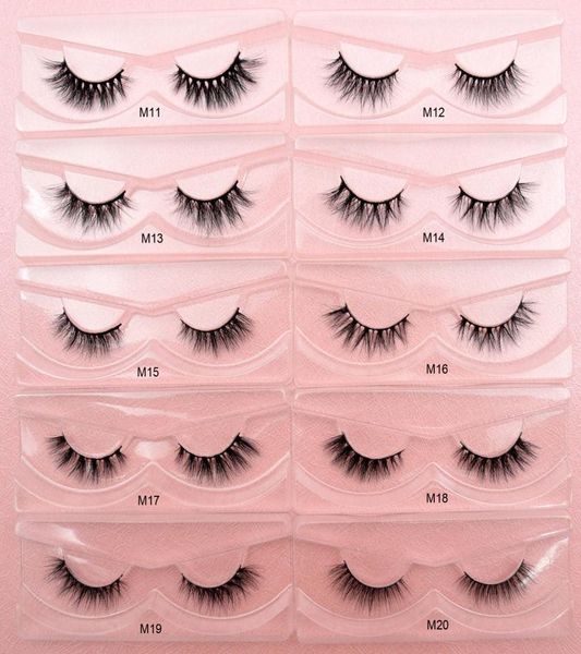 

100 handmade full volume stunning mink eyelashes 3d natural long mink lashes full strip lashes maquillage makeup7210499