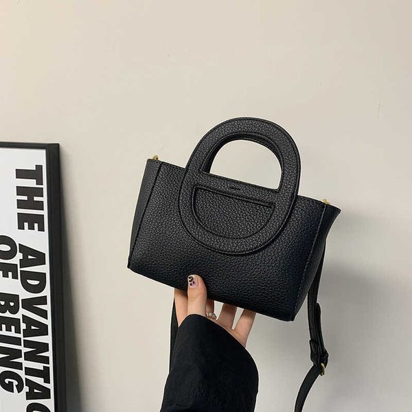 

luxury picotin lock bag handheld 2023 summer casual korean crossbody simple and fashionable texture foreign solid color tote 7rzj