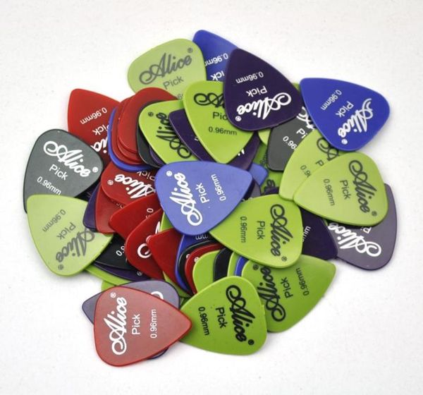

100pcs heavy 096mm alice smooth abs guitar picks plectrums bass jazz6953413
