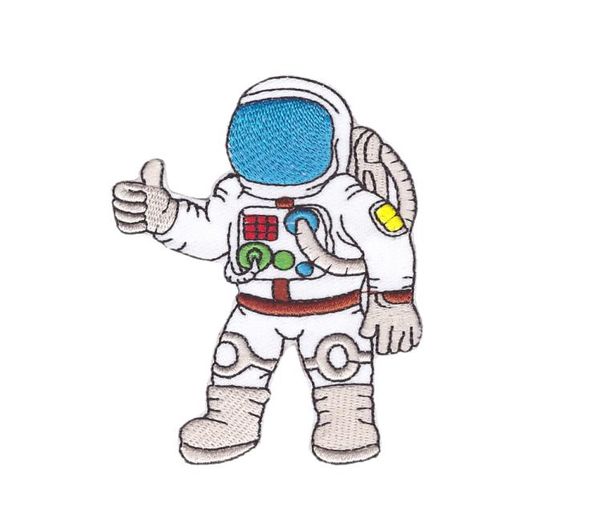

exquisite computer embroidery cosmonaut astronaut spaceman with equipment embroidered applique iron on patch 6755587