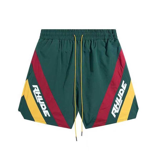 

men's shorts designer shorts summer fashion beach mens womens street wear red blue black loose ligthweight rhude mens short european si, White;black