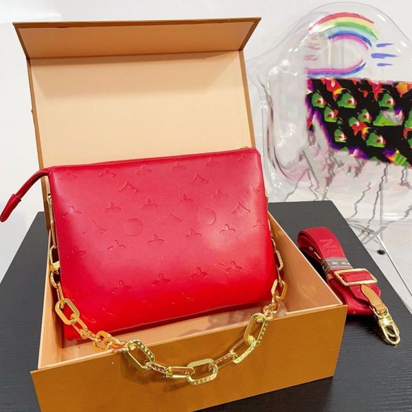 

m57790 coussin leather crossbody bags luxury women's mens designer purses tote messenger wallets square handbags embossed two shoulder