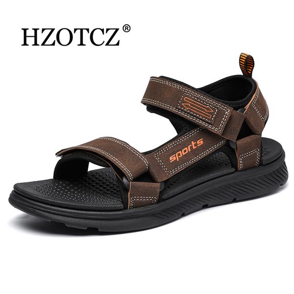 

sandals men beach slippers weaving design water summer breathable casual flat outdoor flip flops 230718, Black
