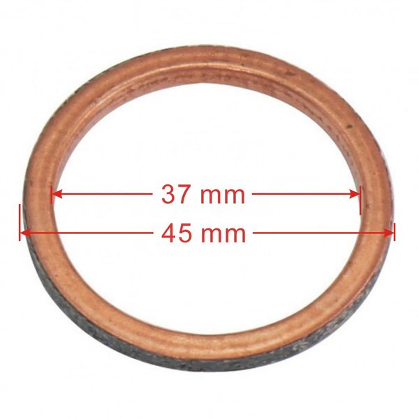 

gasket for exhaust pipe 0800-022300 for cfmoto atv utv ssv 2v91w cforce uforce zforce 800xc 850xc cf800 cf1000 x8 z8 u8 atv/utv parts & acce