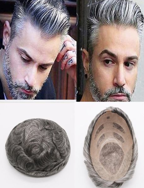 

men toupee can be customized toupee mono lace with npu men039s wig mono lace base wig for men durable replacement 9099999, Black