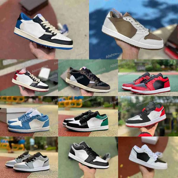 

fragment ts basketball shoes jump man x 1 1s low banned black shadow panda emerald crimson tint white brown red gold grey toe