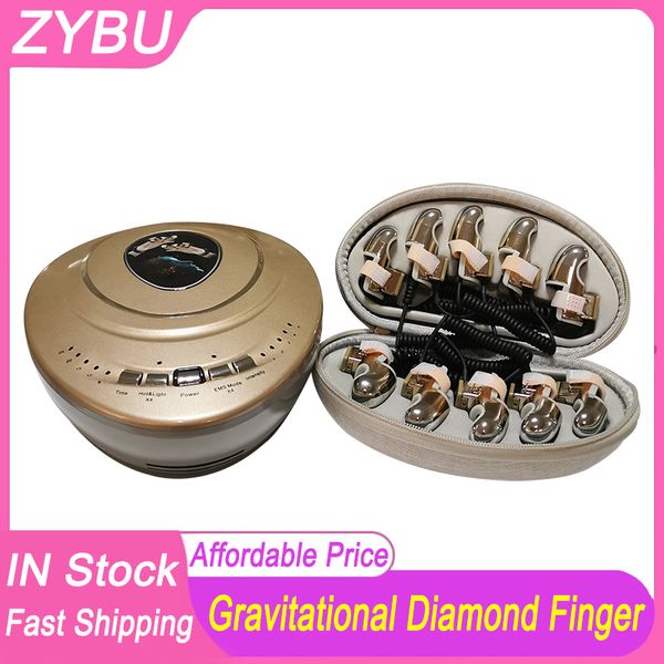 

new face lifting body massager diamond finger radio frequency microcurrent golden finger rf ems beauty machine gravitational physio therapy