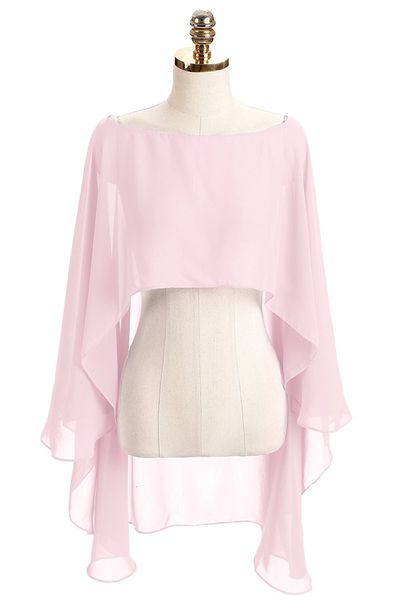 

basic casual dresse soft capes wedding jacket chiffon shrug bridal bolero long shawl and wraps 230718, Black;gray